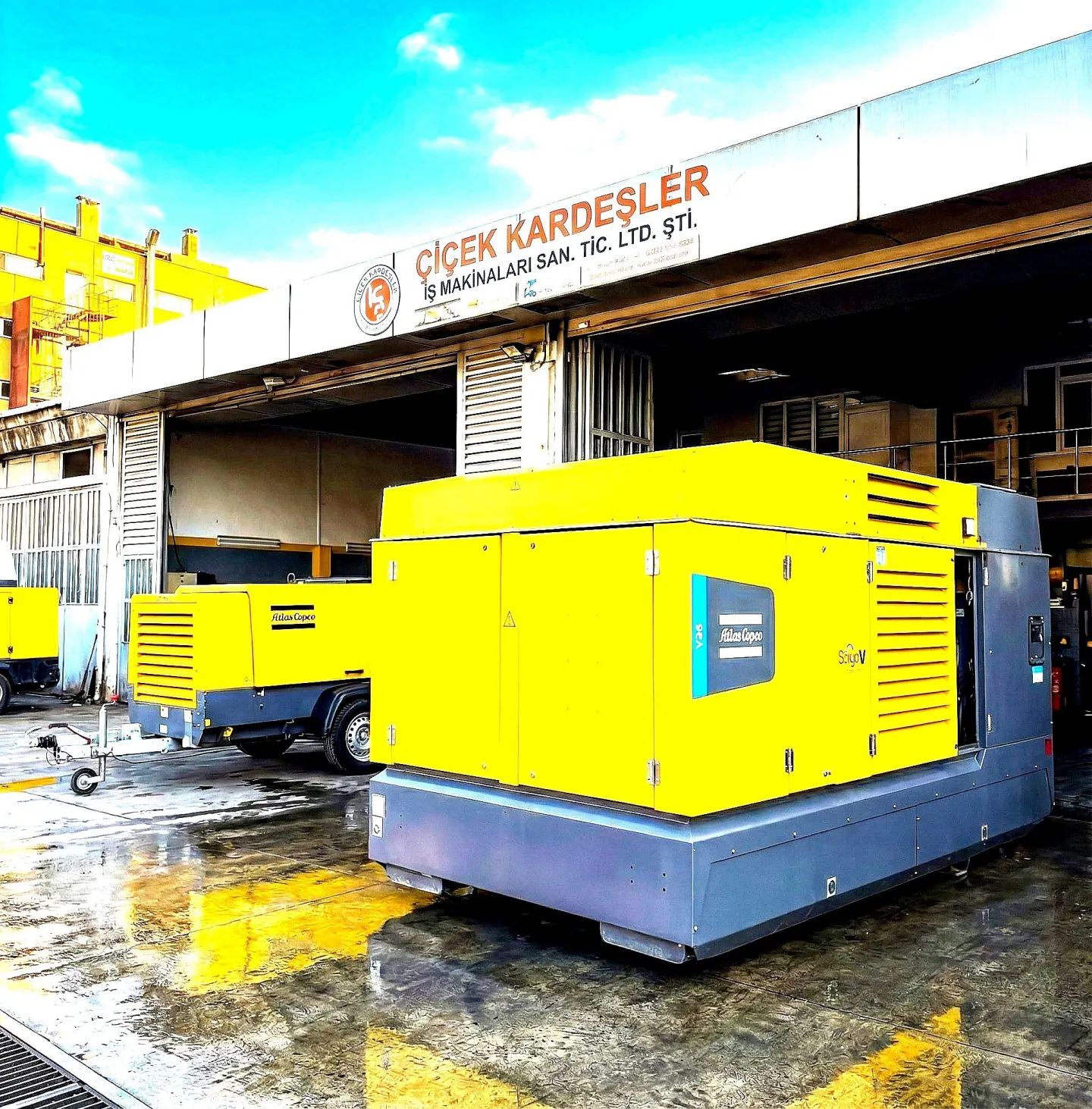 Sullair 900H Yüksek Basınçlı Kompresör — dizel seyyar kompresör satış ve kiralama, İstanbul ve Türkiye geneli