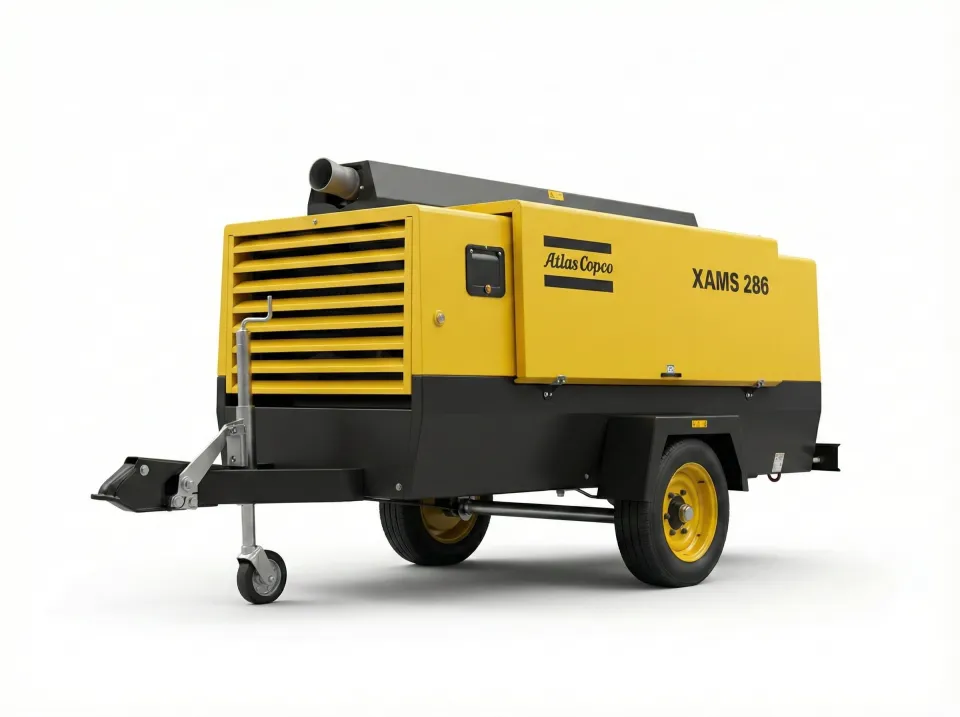 Atlas Copco XAMS 286 Portable Compressor — diesel portable compressor sales and rental, İstanbul and nationwide in Turkey