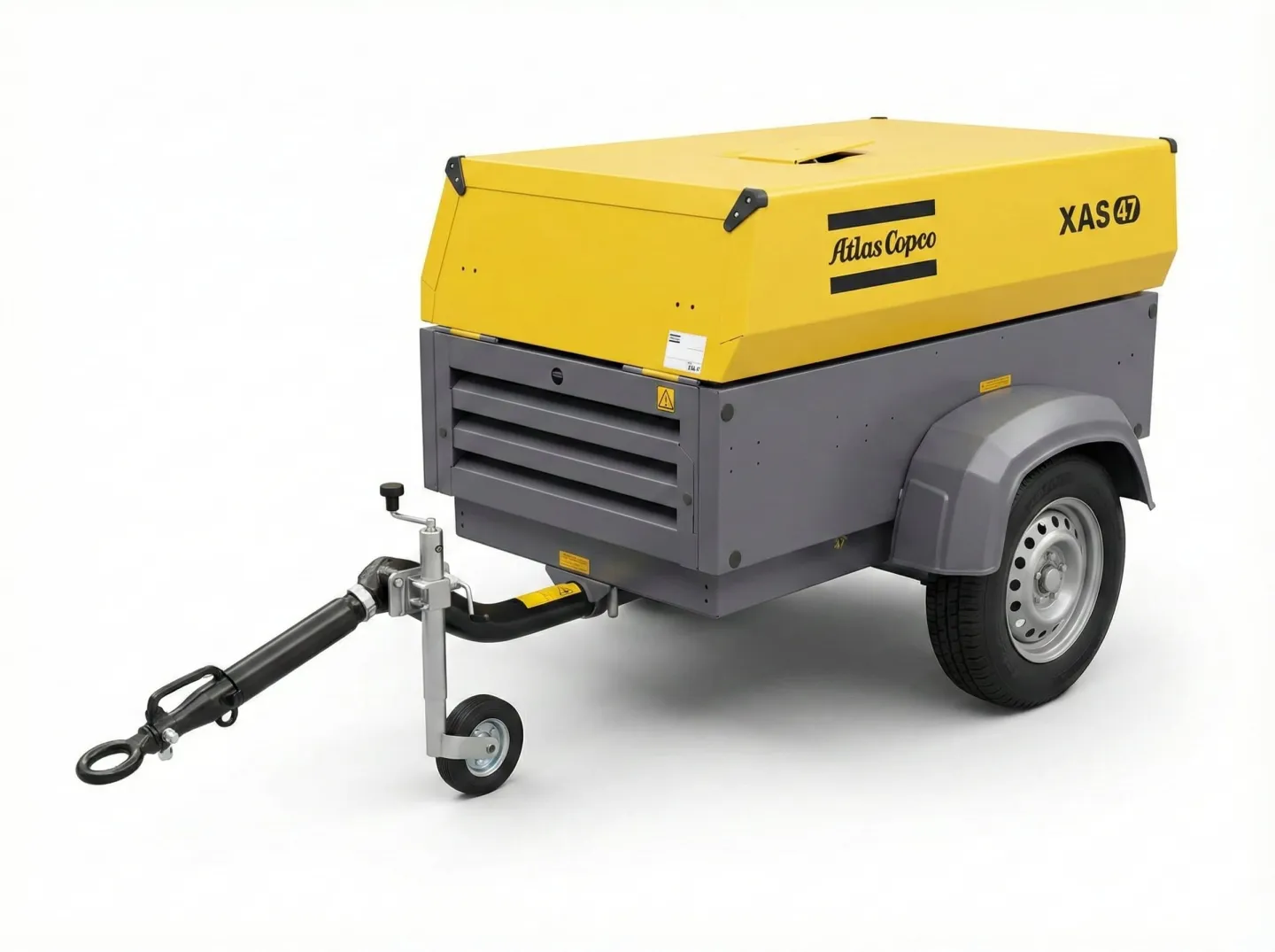 Atlas Copco XAS 47 Seyyar Kompresör — dizel seyyar kompresör satış ve kiralama, İstanbul ve Türkiye geneli