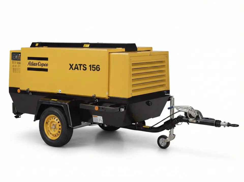 Atlas Copco XATS 156 Seyyar Kompresör — 2. el dizel seyyar kompresör, İstanbul