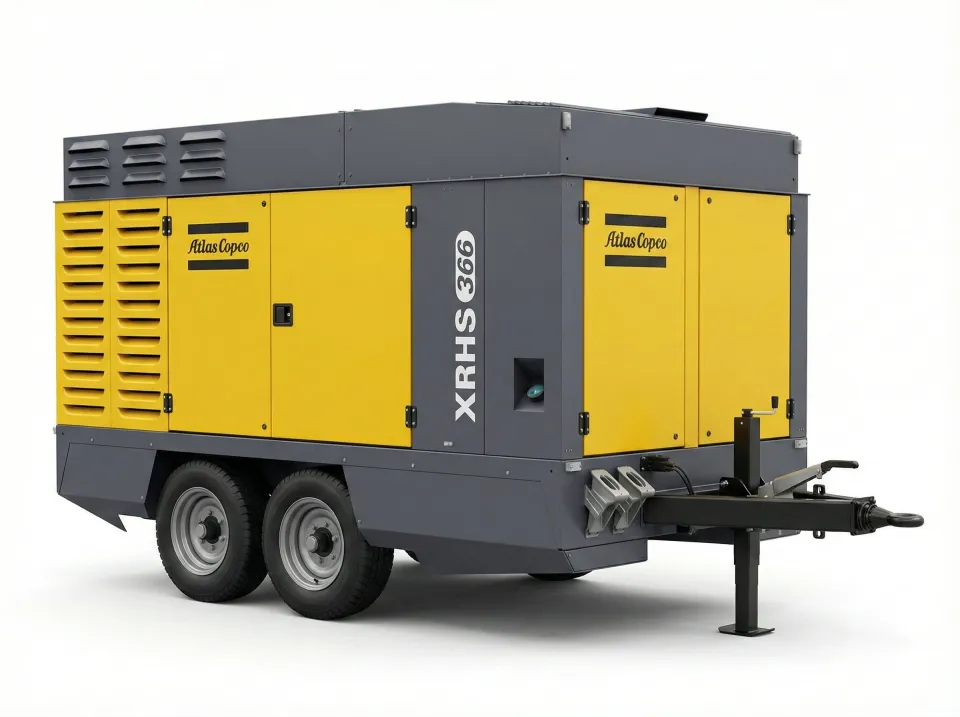 Atlas Copco XRHS 366 Seyyar Kompresör — dizel seyyar kompresör satış ve kiralama, İstanbul ve Türkiye geneli