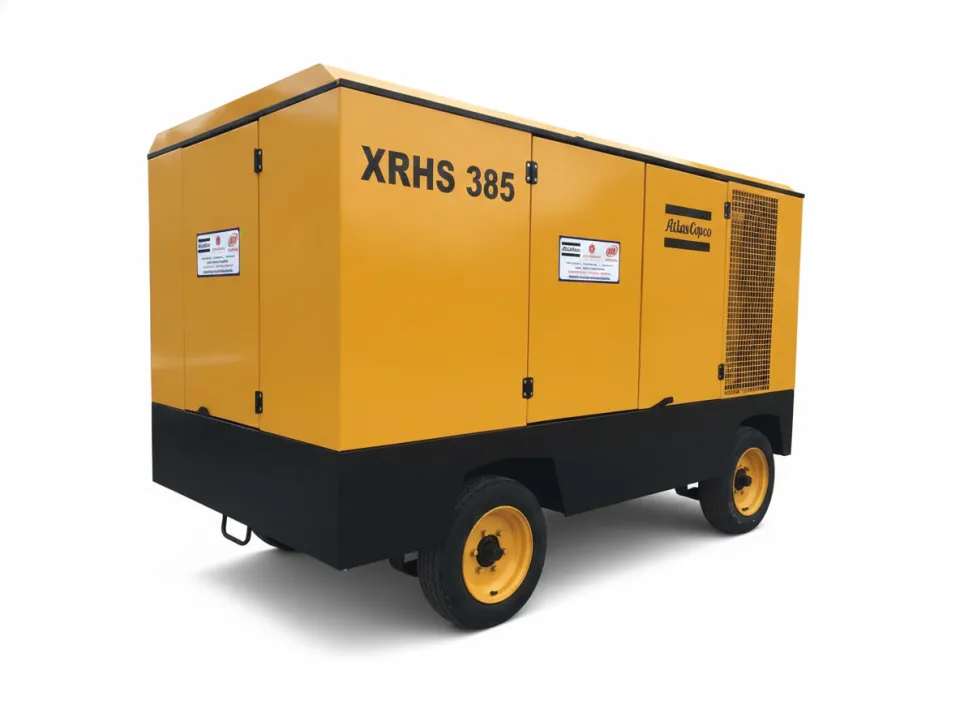Atlas Copco XRHS 385 Portable Compressor — used diesel portable compressor, İstanbul