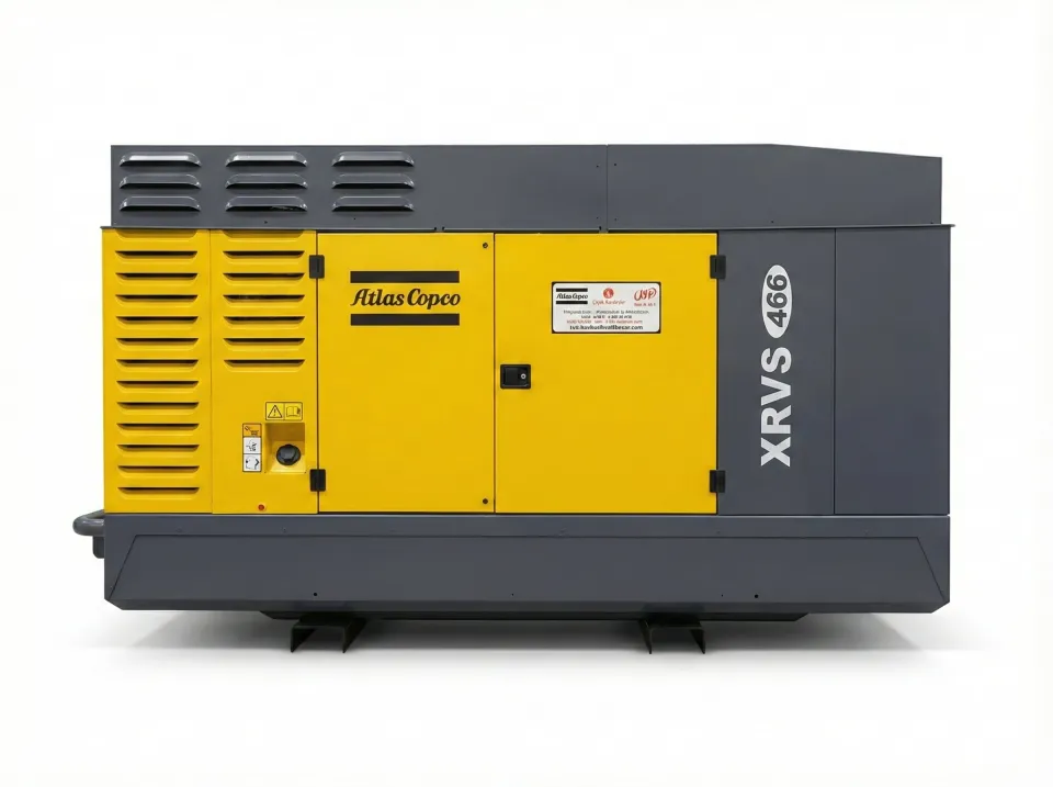 Atlas Copco XRVS 466 Seyyar Kompresör — dizel seyyar kompresör satış ve kiralama, İstanbul ve Türkiye geneli