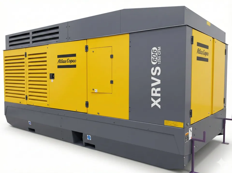 Atlas Copco XRVS 606 Seyyar Kompresör — 2. el dizel seyyar kompresör, İstanbul