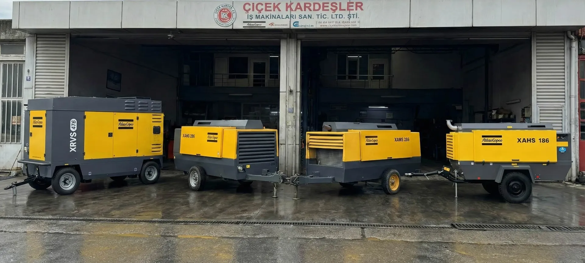Doosan dizel seyyar kompresör
